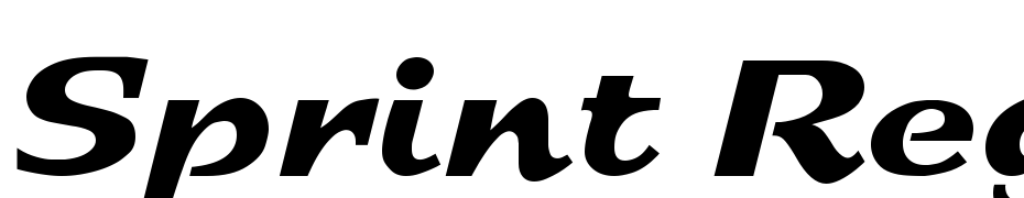 Sprint Regular Font Download Free